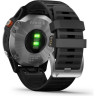 Часы GARMIN FENIX 6 SOLAR SILVER WITH A BLACK BAND 010-02410-00