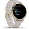 Часы GARMIN VENU 2S LIGHT GOLD STAINLESS STEEL BEZEL WITH LIGHT SAND CASE AND SILICONE BAND 010-02429-11