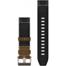 Ремешок GARMIN QUICKFIT 22 WATCH STRAPS LEATHER/FKM HYBRID STRAP, TUNDRA/BLACK 11687